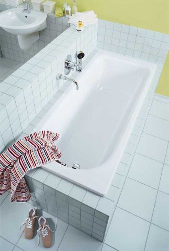 Kaldewei SANIFORM PLUS Стальная ванна Mod.375-1 180*80*41, alpine white, без ножек в Апшеронске