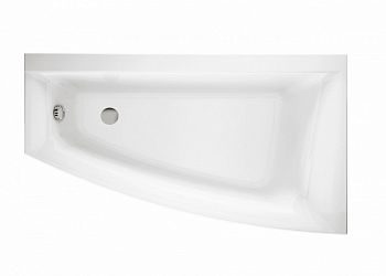 Cersanit VIRGO MAX Асимметричная акриловая ванна 160x90, правосторонняя, без ножек, белая в #REGION_NAME_DECLINE_PP#