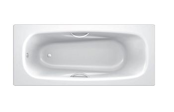Ванна стальная BLB UNIVERSAL ANATOMICA 150*75, белая, с отверстиями для ручек в #REGION_NAME_DECLINE_PP#