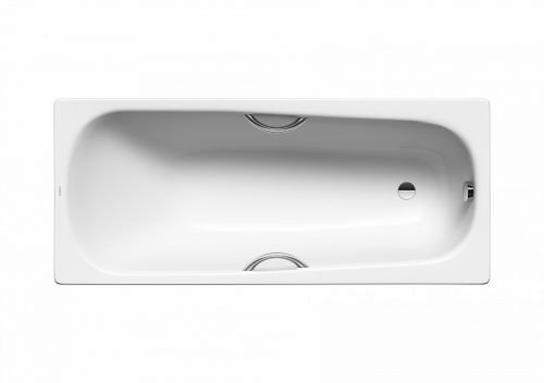 Стальная ванна Kaldewei SANIFORM PLUS STAR Mod. 337, 1800*800*410, Easy clean, alpine white, без ножек, с отверстиями для ручек в Апшеронске