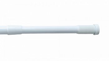 FX-51-013 Карниз для ванной раздвижной 140-260 см, алюминий-белый Fixsen в Апшеронске